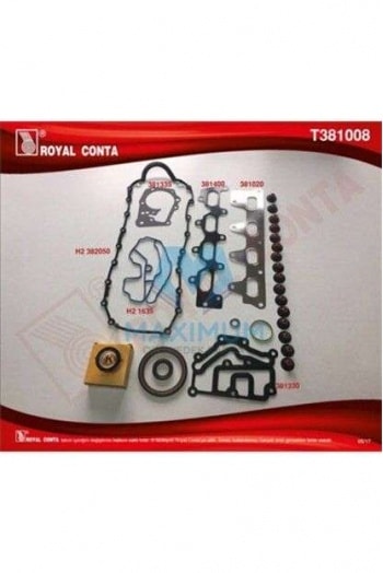 MOTOR TAKIM CONTASI REINZ KECELI SUBAP LASTIKLI SKCSIZ CLIO MEGANE SCENIC LAGUNA 1,4 / 1,6 16V K4J K - ROYAL T381008