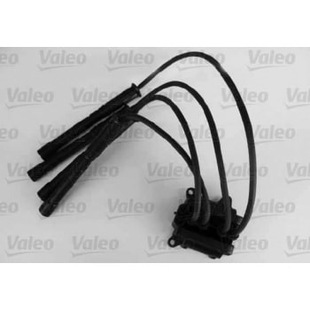 ATESLEME BOBINI BUJI KABLOLU RENAULT CLIO II TWINGO KANGOO SYMBOL 1.2 16V D4F 01> - VALEO 245143