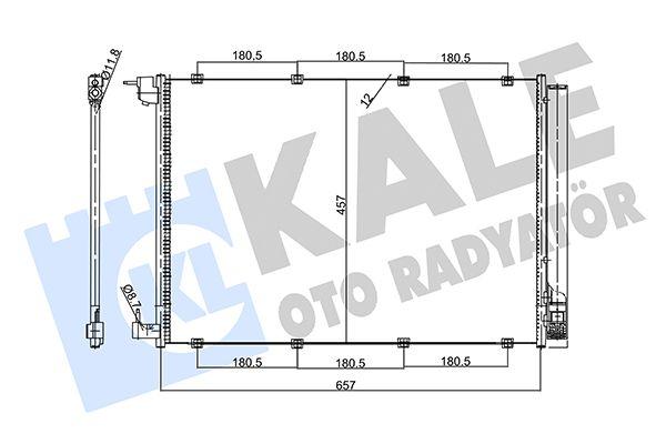 KLIMA RADYATORU X253 15> W205 14> S205 15> W213 16> S213 17> W222 17> C217 17> - KALE 357735