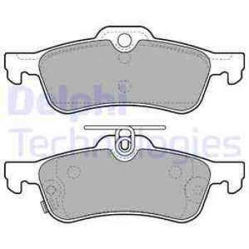ARKA FREN BALATASI HONDA CIVIC 2012> TOYOTA YARIS 2010> - DELPHI LP2007
