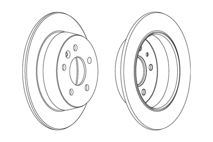 Mercedes Fren Diski Arka - Takım - Frd Ddf861c