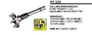 Unıversal Rediksiyon Mili-Mot.t Ford Tran.v184 - Remark-Rt230