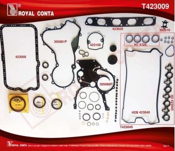 MOTOR TAKIM CONTASI (TAM) SKT KECELI REINZ SUBAP LASTIKLI MASTER 2,2 / 2,5DCI - ROYAL T423009
