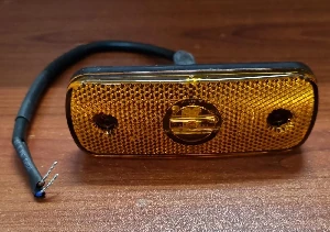 Unıversal 24v Side Marker Sarı Tek Ledli Kablo Tesisatlı - Varroc-3036m002y30a