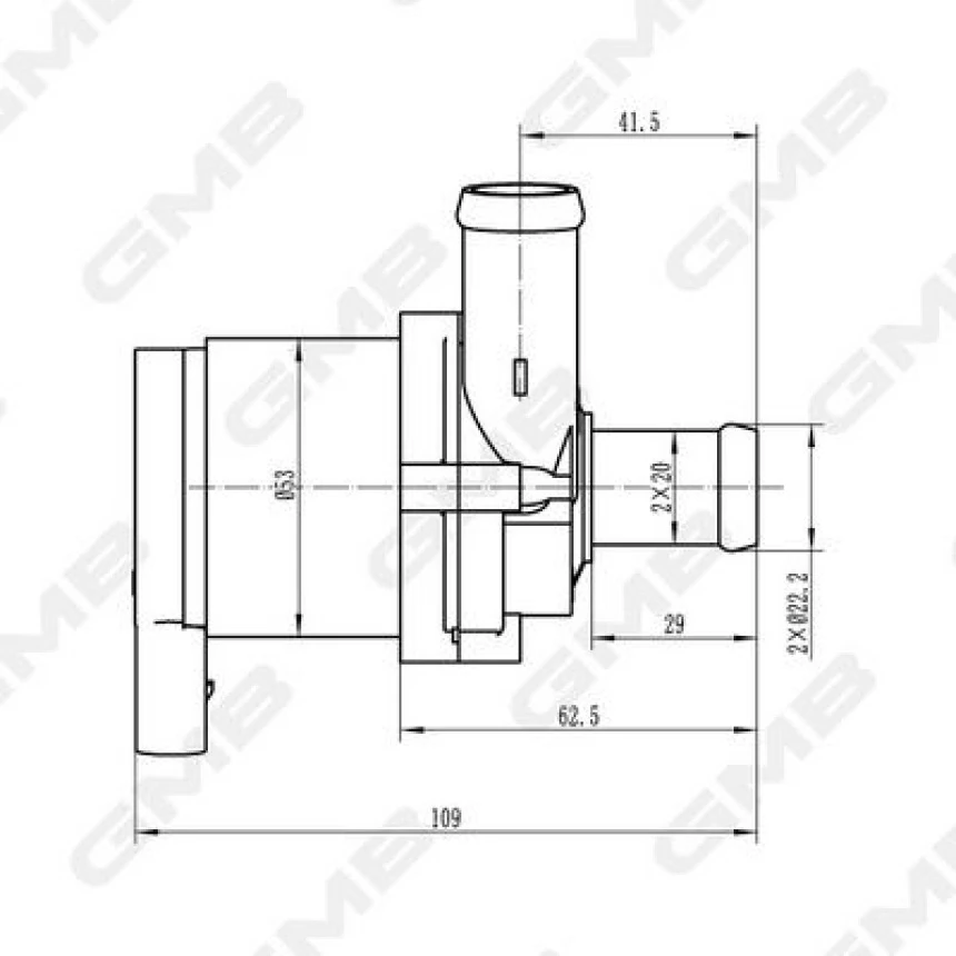 Vw İlave Su Pompası - İlave Su Pompası - Gmb Gew-Vw002