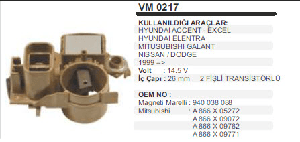 KONJEKTÖR-MT 12V HYUNDAI ACCENT/ELENTRA 98----- - VERTEX-VM0217
