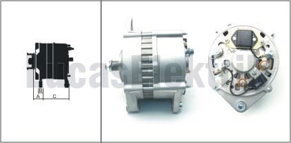 ALTERNATOR 24V 80A RENAULT AGORA,AVES,ILIADE - LUCAS LEA0649