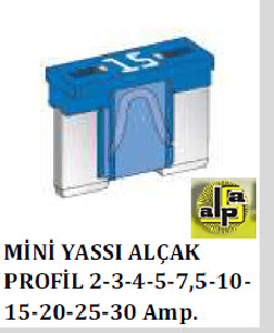 SİGORTA-ALÇAK PROFİL MİNİ 5 AMP               BEJ - MTA-M0600240
