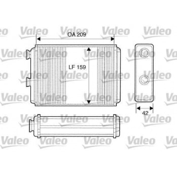 KALORIFER RADYATORU PUNTO DOBLO 1,9 - VALEO 812280