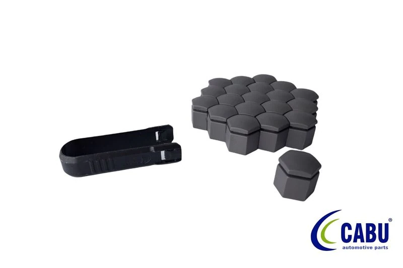 Opel Bijon Kapagı (komur Metalık)17x23mm Corsa C D E Astra G H Zafıramerivaadam (20 Adet+220644) - Cabu 220656