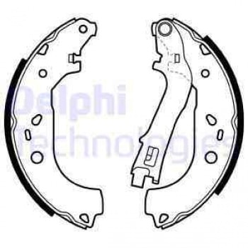 ARKA FREN BALATASI PABUC DOBLO II III IDEA ALBEA 1,3 / 1,4 / 1,6 / 1,9 - DELPHI LS1979