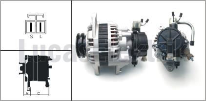 ALTERNATOR 12V 110AH HYUNDAI STAREX H1 (VAKUMLU) - LUCAS LEA0108