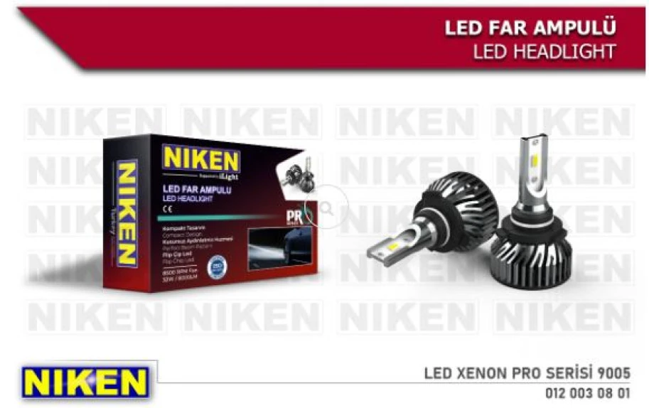 Unıversal Led Xenon Pro Serisi  9005 - Niken 012 003 08 01