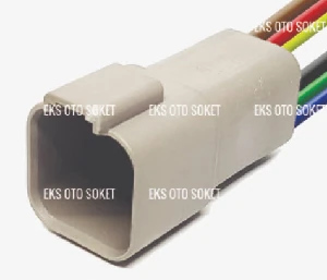 Unıversal Soket>dt04-6p Deutsch Soket *** 1,5mm2 Kablolu *** - Eks-6c018ek