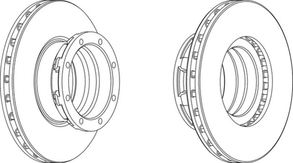 Mercedes Fren Diski Arka - Fren Diski Arka - Frd Fcr188a