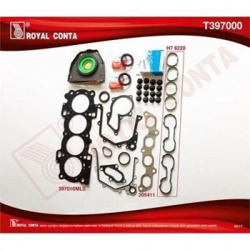 MOTOR TAKIM CONTA (REINZ KECELI SUBAP LASTIKLI) S,K,C DAHIL FOCUS 1,6 16V ZETEC S / DURATEC EFI 98>0 - ROYAL T397000