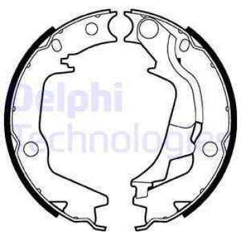 Hyundaı Arka El Fren Balatası Hyundaı İ20 2008> - Delphi Ls2011