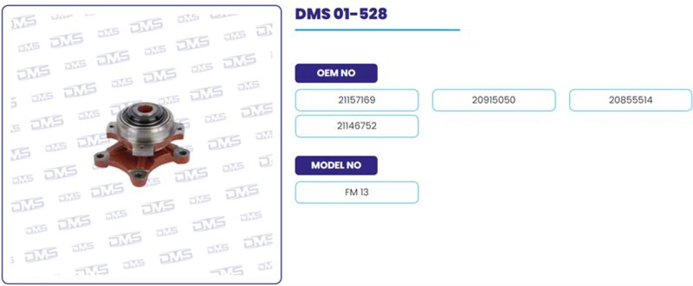 Renault Truck Fan Baglantısı (skf) Rulmanlı Volvo Fm13 Renault - Demosan 01-528