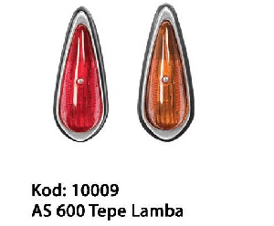 DODGE TEPE LAMBASI  PLASTİK TABAN SARI - ASFAR-10011