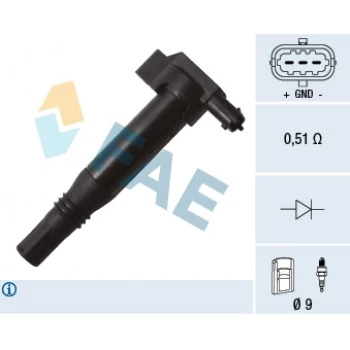 Psa Atesleme Bobını P301 P2008 P308 P108 P208 C Elysee C4 Picasso C1 (b4) Ds3 C3 III Ebo / Eb2 / Eb2m (1 - Fae 80273