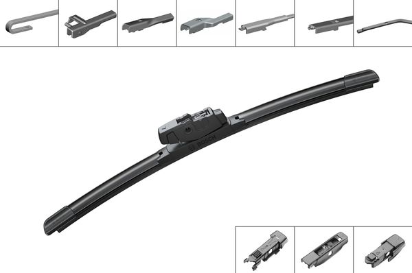 SILECEK SUPURGESI MUZ TIPI 4 APARATLI 350mm AE34 AERO ECO - BOSCH 3397015574