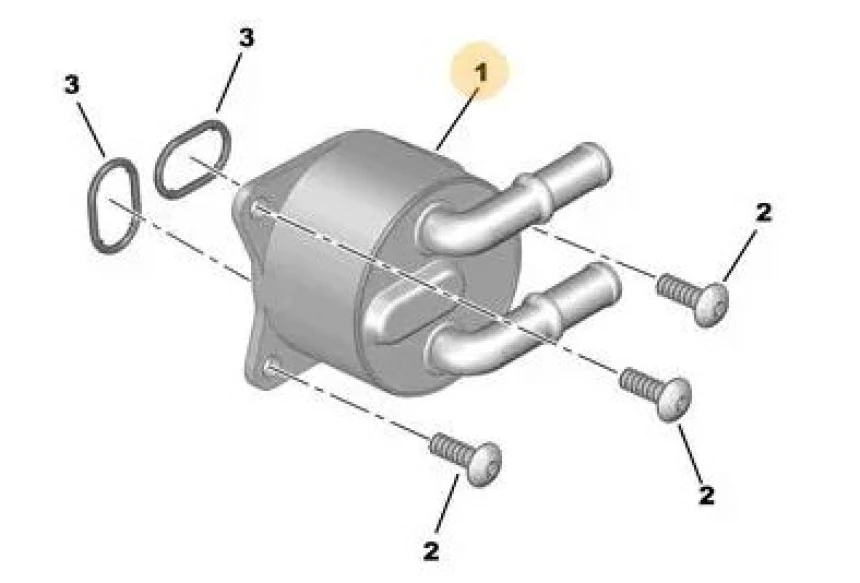 Opel Otomatık Vites Yag Sogutucu Opel Astra L Combo E Grandland / Grandland X 1.2 1.5hdi P2008-208-3008-3 - Opar 9827747580