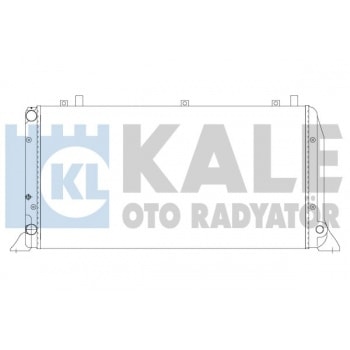 MOTOR RADYATORU (590x322x34) AUDI 80 CABRIOLET COUPE - KALE 367400