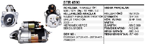 MARŞ MOTORU 12V MARELLI TİPİ 10DİŞ MASSEY FERGUSON ERKUNT TRAKTOR JCB HIDROMEK KEPCE 3.0KW - AES-STR4590