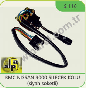 SİLECEK KOLU-NISSAN 3000/BMC TM30 YM  -SİYAH SOKET- - NUREL-S116