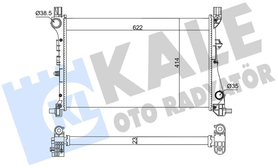 Fiat Su Radyatörü - Mekanık - Kal 363915