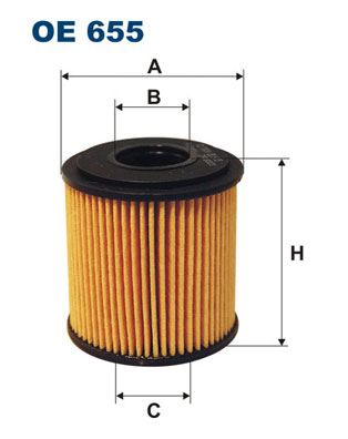 YAG FILTRESI CABRIO 450 00>04 CITY COUPE 450 98>04 ROADSTER 452 03>05 FORTWO COUPE 450 04>07 - FILTRON OE655