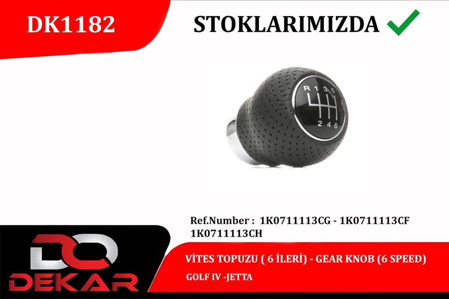 VITES TOPUZU 6 ILERI GOLF V GOLF VI JETTA - DEKAR DK1182
