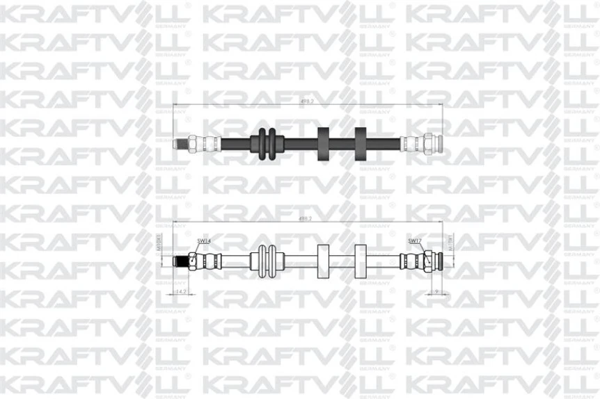 Fiat On Fren Hortumu Doblo - Kraftvoll 07080037