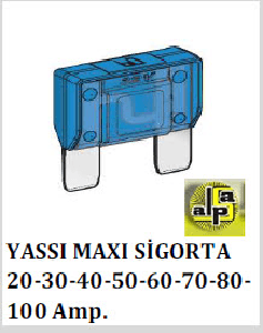 SİGORTA-BIÇAK MAXİ 50 AMP   KIRMIZI - MTA-M0600930