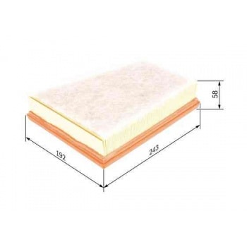 MERCEDES HAVA FILTRESI KANGOO III MERCEDES CITAN 1,5DCI K9K - BOSCH F026400250