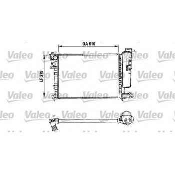 MOTOR SU RADYATORU P306 XSARA 93 97 1,8 1,6I KLIMALI OLCU: (377,5*610*23) - VALEO 730630