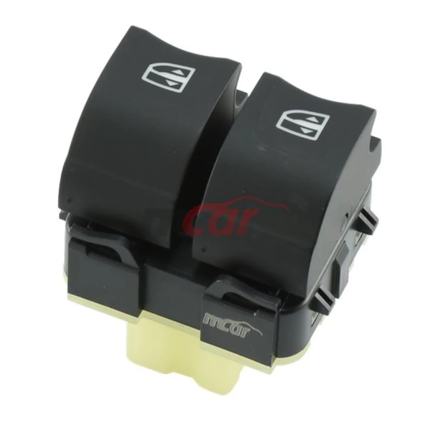 Renault Cam Acma Kapama Anahtarı On Sol Ciftli Clio IV Symbol Captur Sandero Lodgy Dokker 7 Pin Beyaz İsikli - Kraw An-728c