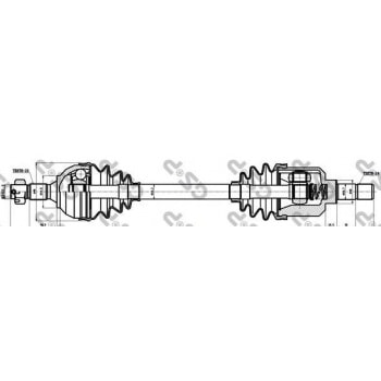 AKS SOL KOMPLE P405 SRI XU9J2 (1,9 8V) XU10J4 (2,0 16V) P306 XU10J2 (DIS FREZE: 25 IC FREZE: 24 BOY: - GSP 245008