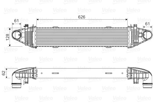 TURBOSARJ RADYATORU W204 09>14 S204 09>14 C204 11> W212 09>15 C207 09>16 R172 11> - VALEO 818616