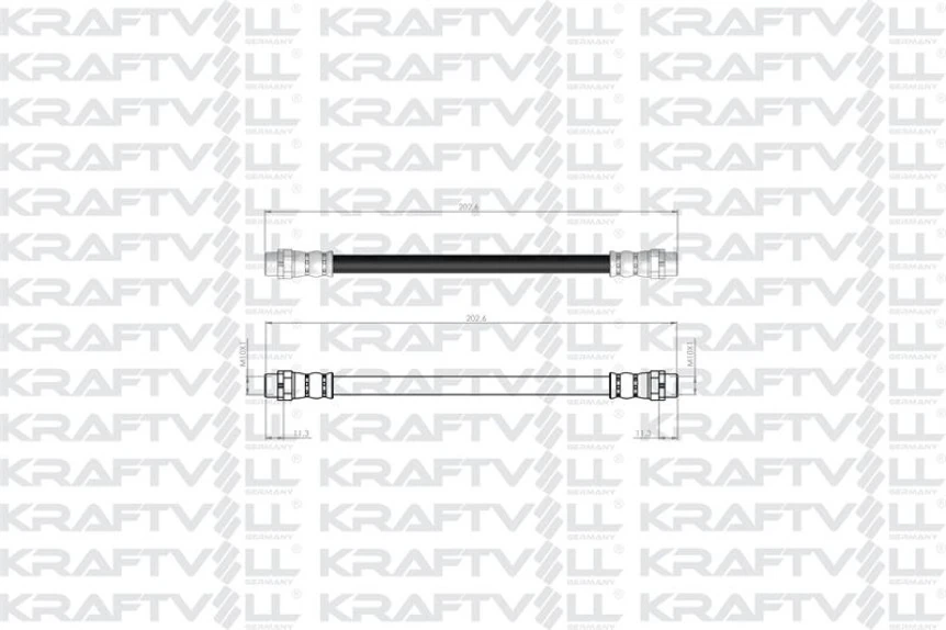 Bmw Fren Hortumu Arka Bmw E81 E88 E90 E92 E93 E84 - Kraftvoll 07080142