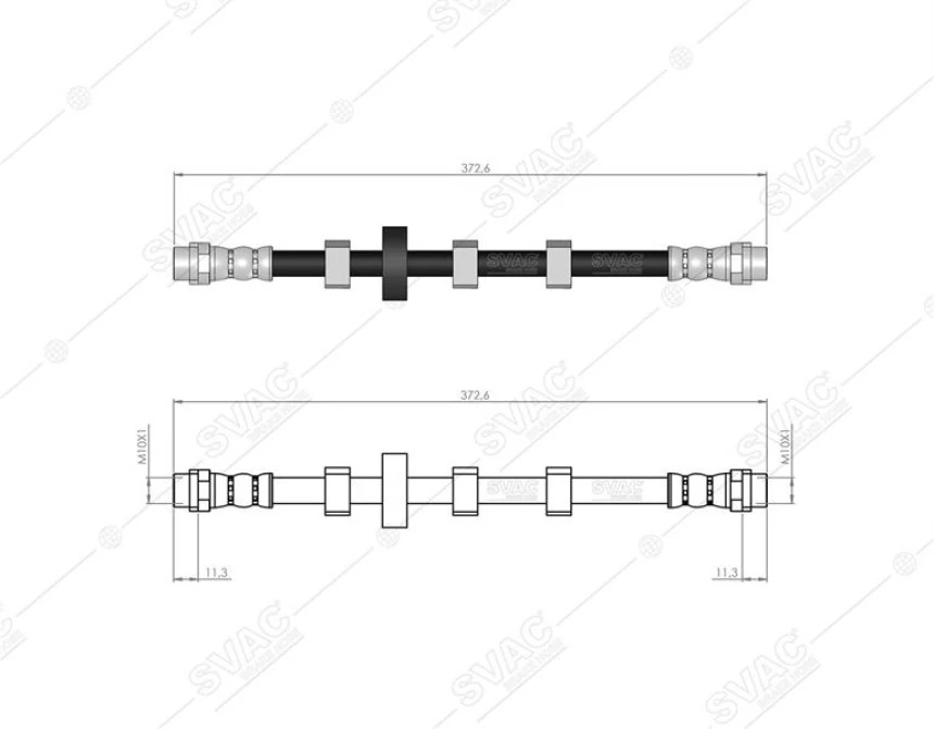 Vag On Fren Hortumu Sol Transporter T4 90>03 - Svac 10-0211