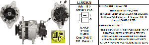 ALTERNATÖR> 12V 65A TEK KAS. HYUNDAI H-100 VAK.LU (DIŞTAN RÜZ) - LUCAS-LEA0203