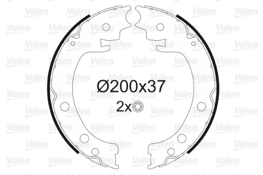 Suzukı El Fren Balatası Suzukı Grand Vitara 09-> - Valeo 564143