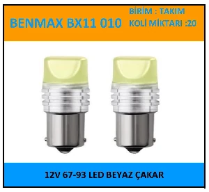 Unıversal Led Beyaz (x2) 12v 93 - 67 Çakar Beyaz *** - Benmax-Bx11010