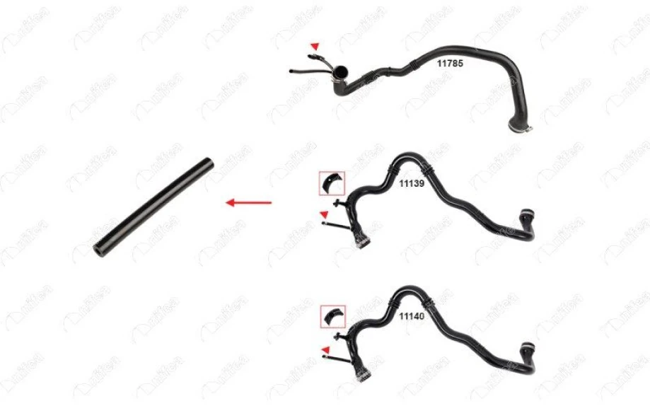 Renault Hava Filtre Hortumu Dacıa Logan I Sandero I 1.5 DCI 5mm X 11mm = 12cm - Nifea 11086