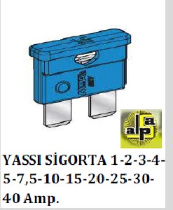 Unıversal Sigorta-Biçak (x100) 10 Amp   Kirmizi - Mta-M0600430