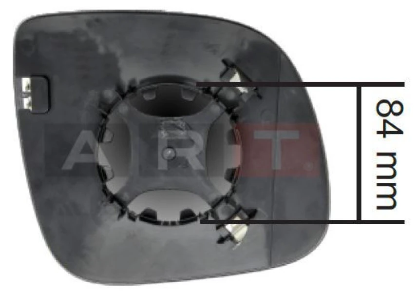 Vag Dis Dikiz Ayna Camı Elektirikli İsitmalı Sol Transporter T6 11> Amorok 10> - Art Mg006.6376