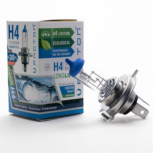Unıversal H4 12v 60/55w Eco +%30 Fazla İsik - Photon Ph5504 E