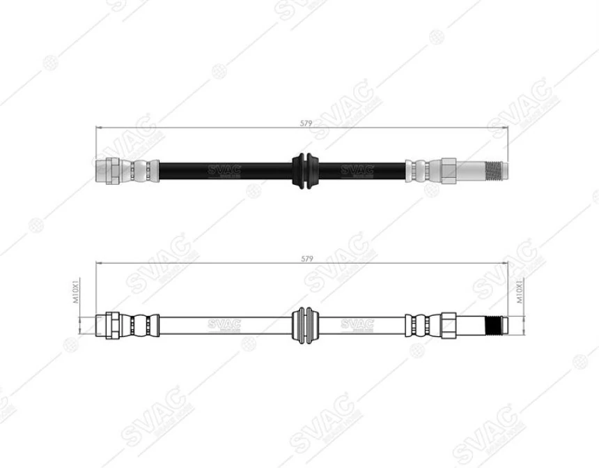 Mercedes Fren Hortumu On V-Class W447 14> Vito W447 14> - Svac 50-0157