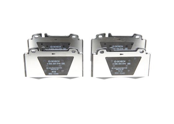 FREN BALATASI ON W203 02>07 S203 02>07 C209 02>09 C219 04>10 W211 02>08 W220 98>05 - BOSCH 0986494576